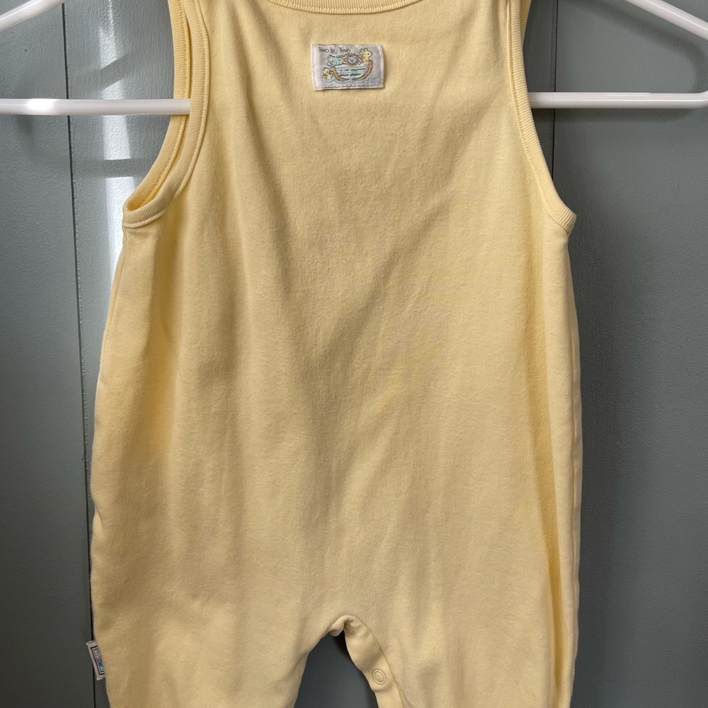 Vintage McBaby Yellow Baby Romper EUC!!